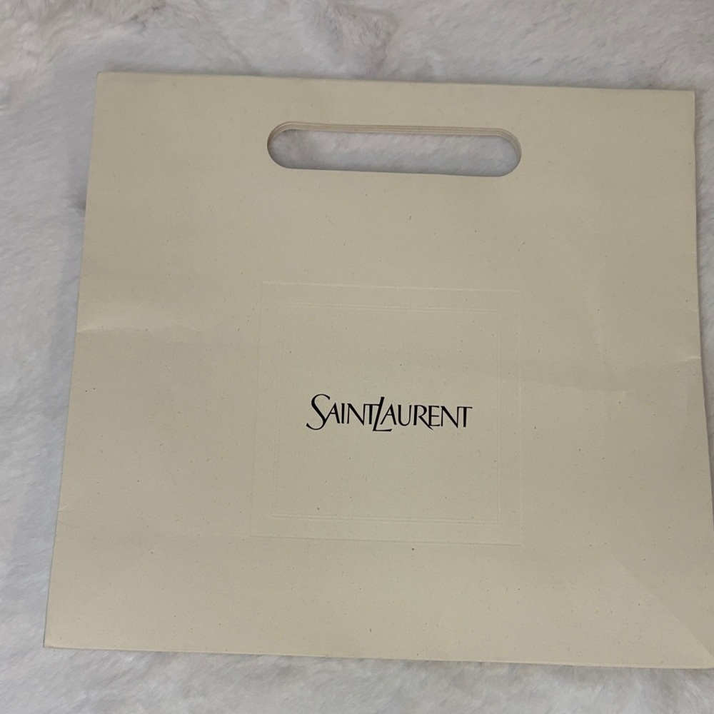 Saint Laurent Beige Gift Bag